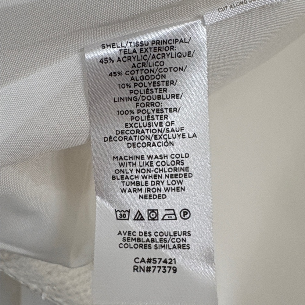 Ann Taylor Elegant Hutton Textured Ivory Blazer - Picture 13 of 13
